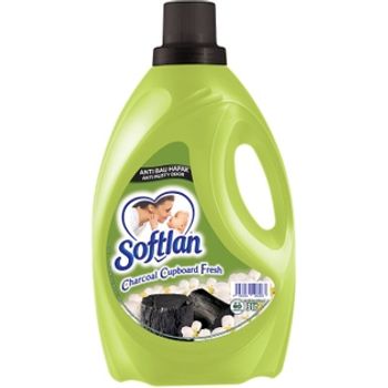 Softlan Anti Wrinkles Charcoal Cupboard Fresh Green Fabric Softener 3l