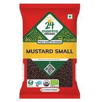 24 Mantra Organic Certified Organic Mustard Seeds 100g