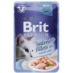 Brit Premium Salmon Fillets in Gravy 85g