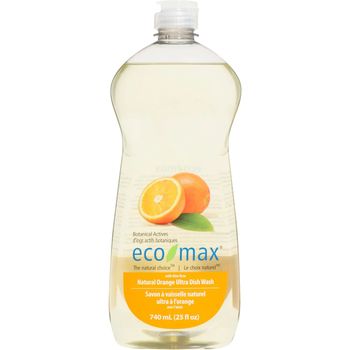 Eco Max Natural Orange Ultra Dish Wash 740ml