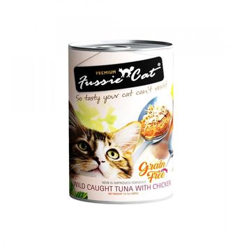 Fussie Cat Canned Food Tuna With Chicken 400g