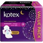 Kotex Total Protection Overnight Wing 28cm 28s