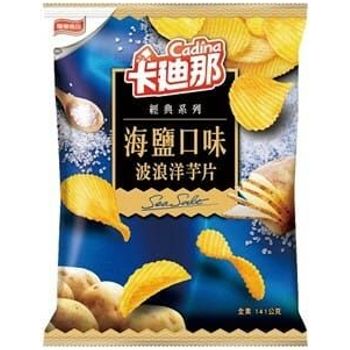 Cardinal Sea Salt Flavored Wavy Potato Chips 39g