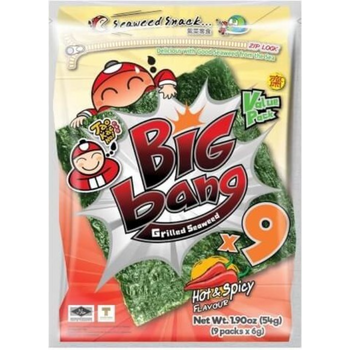 Tao Kae Noi Seaweed Big Bang Hot And Spicy 54g