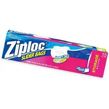 Ziploc 02204 Gallon Slide Stor Bag 15 Pack