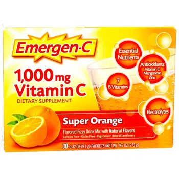 Emergen-C Vitamin C Fizzy Drink Mix 1000mg 30pcs