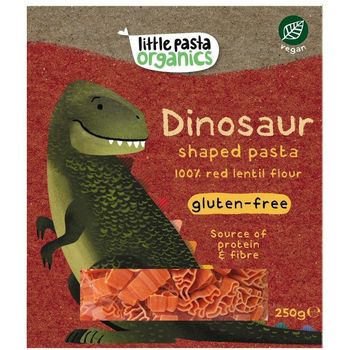 Little Pasta Organics Red Lentil Dinosau 250g