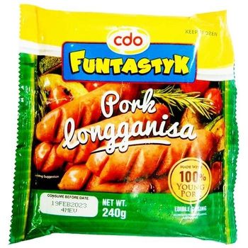 Cdo Funtastyk Pork Longganisa 240g