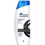 Head & Shoulders Silky Black Anti Dandruff Shampoo Leaves Hair Shiny And Radiant 72ml