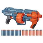 Nerf Elite 2.0 Shockwave RD-15 Blaster 30 Darts 15-Dart Rotating Drum Pump-Action Built-in Customizing Capabilities