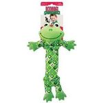 Kong Stretchezz Frog Squeaker Dog Toy Large