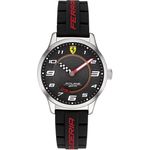 Scuderia Ferrari Pitlane Quartz Black Round Dial Watch 0870043
