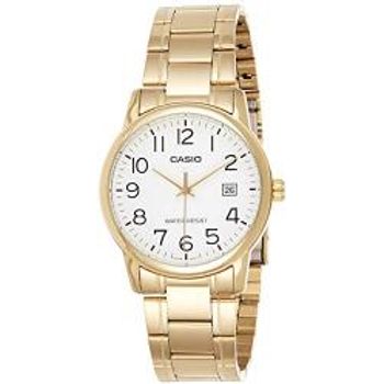 Casio Men's Mtpv002g-7b2 Gold Stainless-steel Quartz Fashion Watch