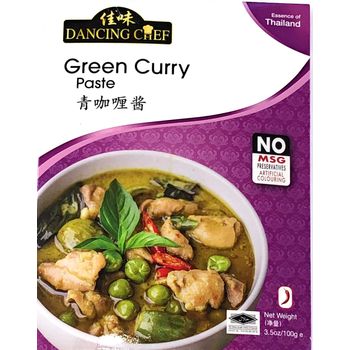 Dancing Chef Green Curry Paste 100g