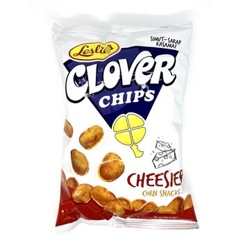 Leslie's Clover Chips Cheesier Flavour Corn Snack 85g