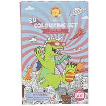 Tiger Tribe 3d Coloring Set Sci Fi Fun