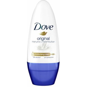 Dove Light And Smooth Deodorant Roll On Original Smoothen Underarms 40ml