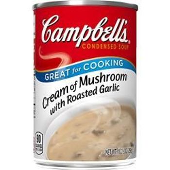 Campbells Condensed Soup Cream Of Mushroom With Roasted Garlic 10.5oz