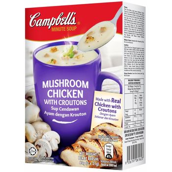 Campbell Instant Soup Mushroom Chicken With Croutons