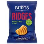 Burts Ridges Reaper and Chilli Lime Ridges 40g