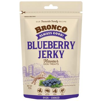 Bronco Dog Jerky Blueberry 70g
