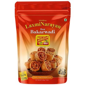 Laxminarayan Best Bakarwadi No Onion And Garlic 200g