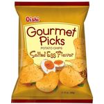 Oishi Gourmet Picks Potato Chips Salted Egg Flavor 60g