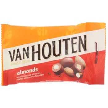 Van Houten Chocolate Pouch Almonds 80g