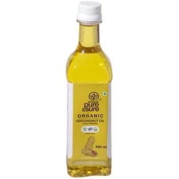 Pure and Sure Organic Groundnut Oil 500ml