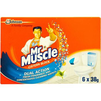 Mr Muscle In Tank Block In Cistern Block 6pcs 38g