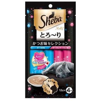 Sheba Cat Treat Melty Katsuo & Salmon Flavour 12g
