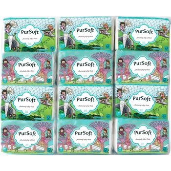 Pursoft Facial Pocket Tissue Choc Rain Fantasy 3ply