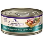 Wellness Cat Core Grain-Free Signature Selects Flaked Skipjack Tuna and Shrimp Entree in Sauce 150g