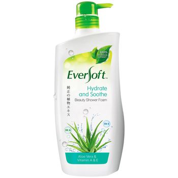 Eversoft Beauty Shower Foam Hydrate And Soothe 800ml