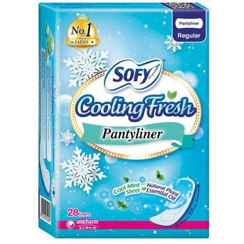 Sofy Cooling Fresh Panty Liner Regular 28pcs 155mm