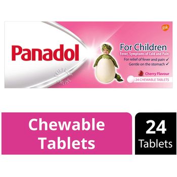 Panadol Childrens Chewable Tablets Cherry