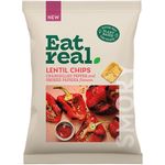Eat Real Lentil Chips Chargrilled Red Pepper 95g