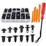 Gooacc 240pcs Bumper Retainer Clips Car Plastic Rivets Fasteners Push Retainer Kit Most Popular Sizes Auto Push Pin Rivets Set Door Trim Panel Fender Clips For Gm Ford Toyota Honda Chrysler