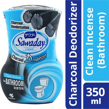Sawaday Liquid Charcoal Deodorizer Clean Incense Bathroom 350ml