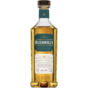 Bushmills Irish Single Malt 10 year old Whiskey 700ml