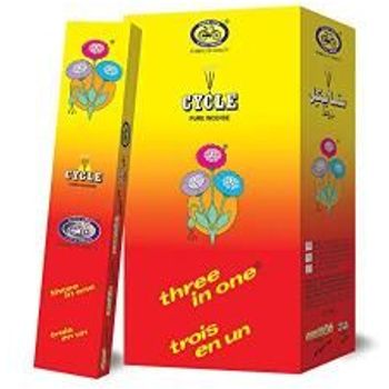 Cycle Brand Pure Three In One Incense Sticks Classic 252 Sticks Box