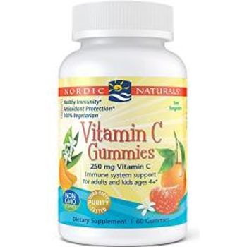 Nordic Naturals Vitamin C Gummies Chewable Vitamin C Gummy 60 Count