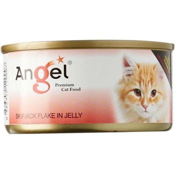 Angel Cat Canned Food Skipjack Flake In Jelly 80g