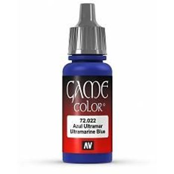 Vallejo Game Color Ultramarine Blue Paint 17ml