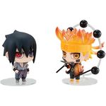 Bandai Naruto And Sasuke Chimimega Set Mini Figures
