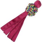 Kong Wubba Weave Dog Toy Pink Large