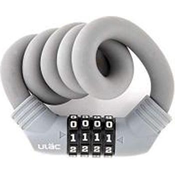 Ulac 1970 Bicycle Spiral Cable Clasp15mmx60cm Cipher Grey A600mgy Mikesport