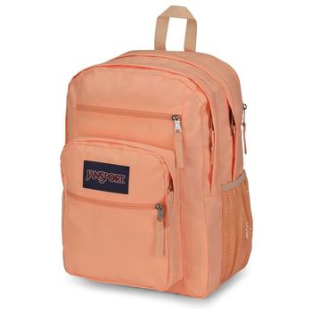 Jansport Big Student Backpack Peach Neon 34l