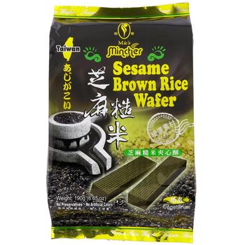 Jia Sen Sesame Brown Rice Wafer 190g