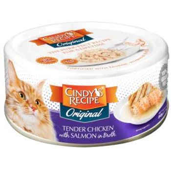 Cindy's Recipe Cat Can – Chicken Salmon Soup 80g